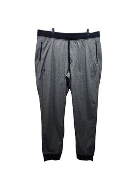 Under Armour Mens Sportstyle Tricot Jogger Pants Loose Fit Gray Black Size XXL